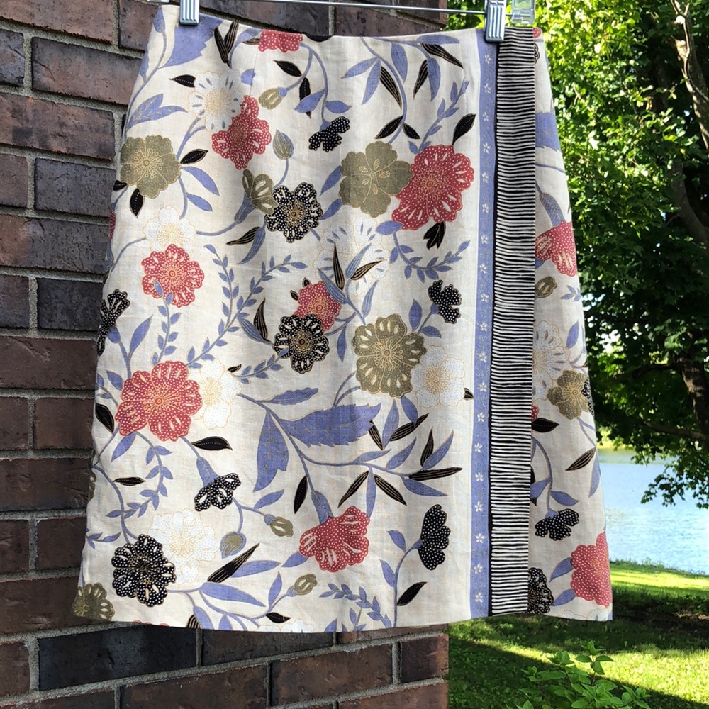 Vintage Liz Claiborne Collection Linen Skirt
